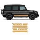 MB AMG G63 Side Stripes for MB Gelandewagen black