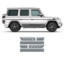 MB AMG G63 Side Stripes for MB Gelandewagen black