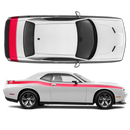 Mopar Side Stripes / Trunk Set for Dodge Challenger 2011 - 2020 black