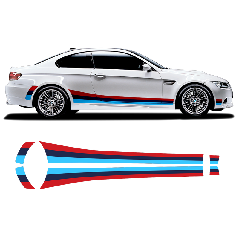 BMW MOTORSPORT SIDE STRIPES, for BMW E92 / E93