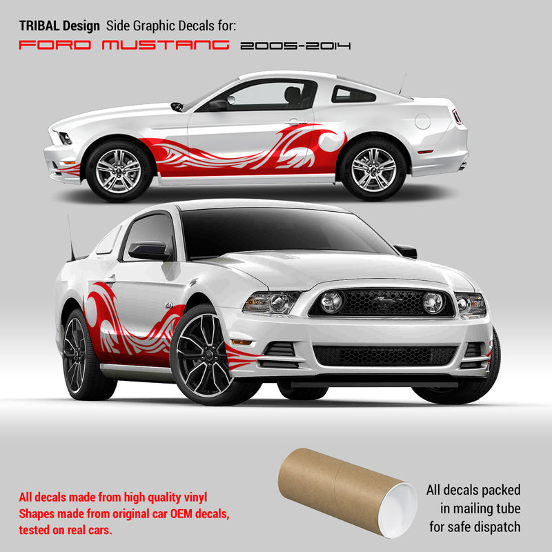 mustang tribal decals