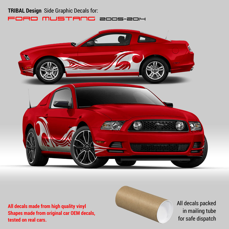 mustang tribal decals