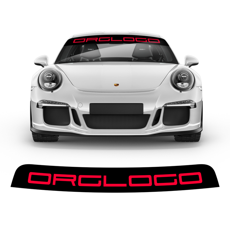 Windshield background decals, for Carrera / Cayman / Boxster / Spyder