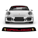 Windshield background logo decals, for Carrera / Cayman / Boxster / Spyder