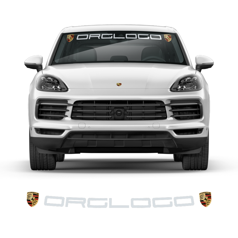 Windshield decals logo, for Cayenne / Macan