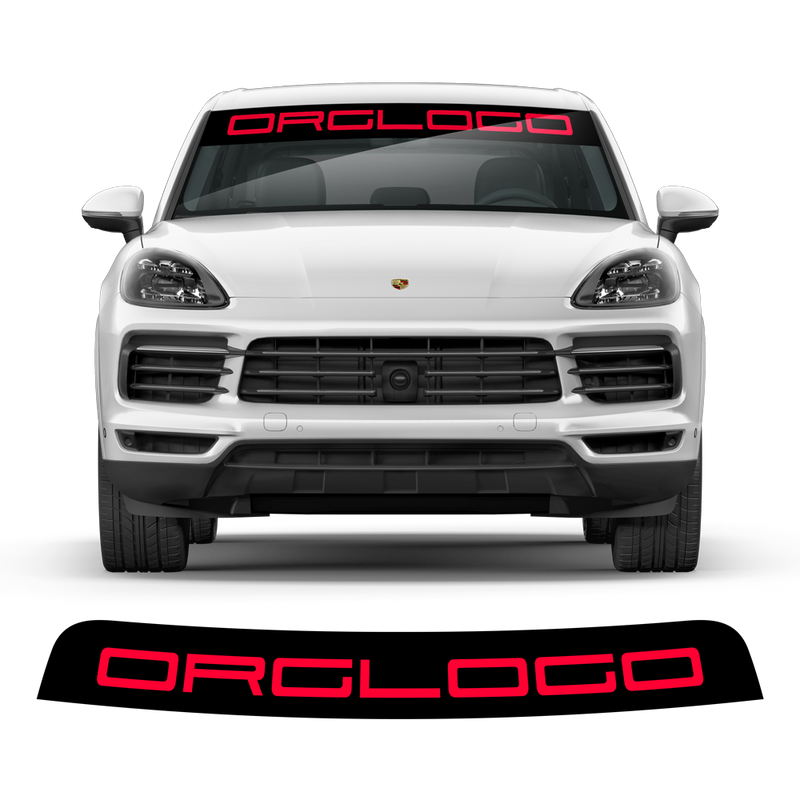 Windshield background decals, for Cayenne / Macan