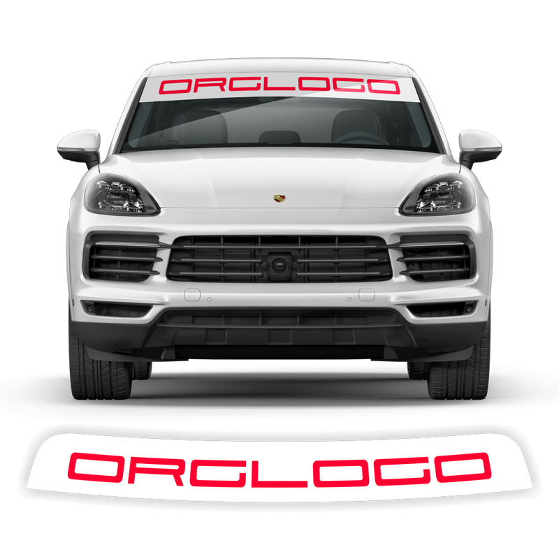 Windshield background decals, for Cayenne / Macan