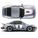 Classic Martini style Graphic Set, for Carrera 911 (930) 1975 - 1989