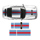 19' Martini Style Racing Stripes, for Porsche Carrera 930 / 964