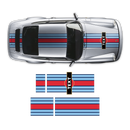 19' Martini Style Racing Stripes, for Porsche Carrera 930 / 964