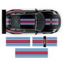 Curved Martini Decals set, for Carrera 996/997/991/992