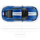 Exclusive Contoured Double Stripes Over The Top, for Carrera