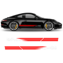 Faded Porsche Intelligent Performance Side stripes, for Carrera