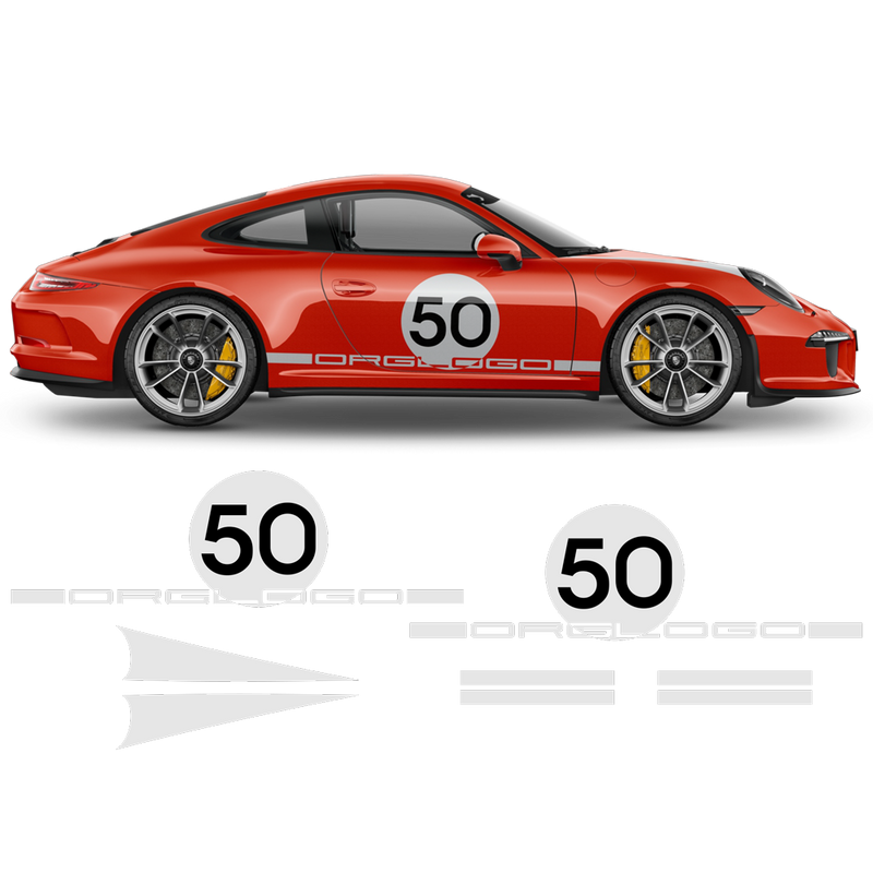 HERITAGE DESIGN graphic decals set, for Porsche Carrera