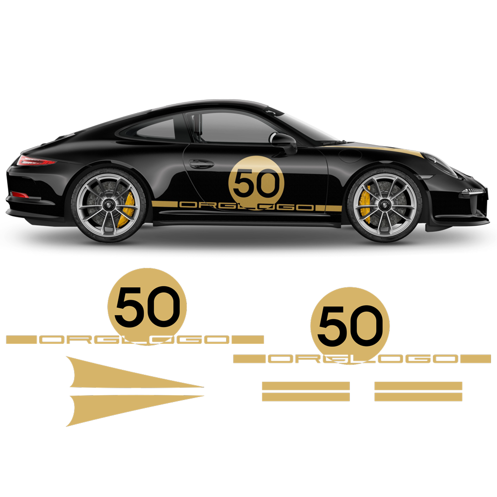 HERITAGE DESIGN graphic decals set, for Porsche Carrera Targa