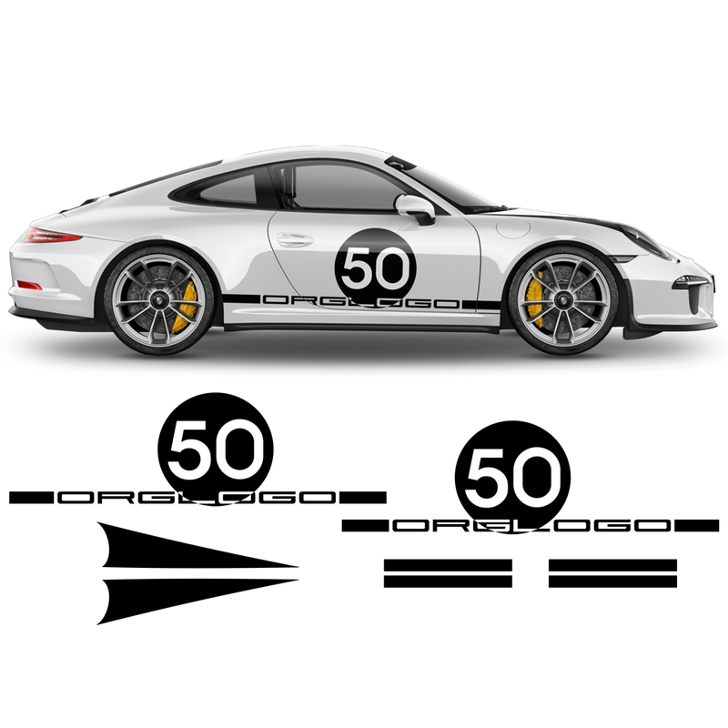 HERITAGE DESIGN graphic decals set, for Porsche Carrera