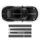 Martini Style THIN Racing stripes LOGO, for Porsche Carrera / Cayman / Boxster