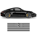 Martini Style THIN Racing stripes LOGO, for Porsche Carrera / Cayman / Boxster
