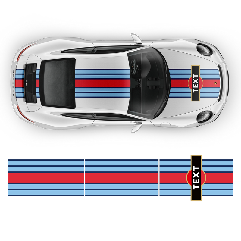 Martini Racing stripes, for Carrera ( 1999 - 2021 )