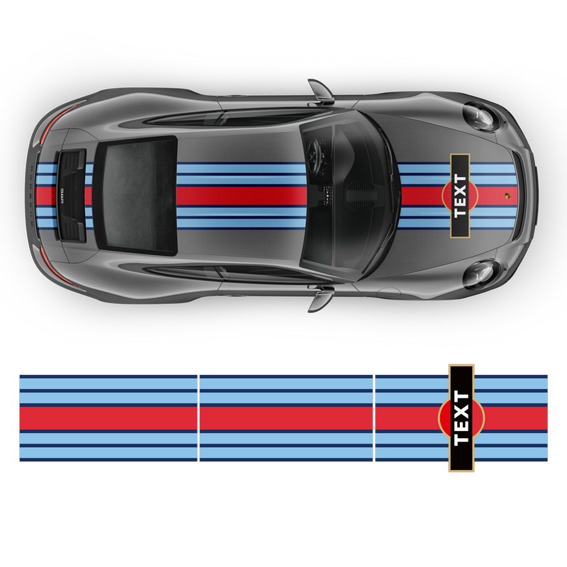 Martini Racing stripes, for Carrera ( 1999 - 2021 )