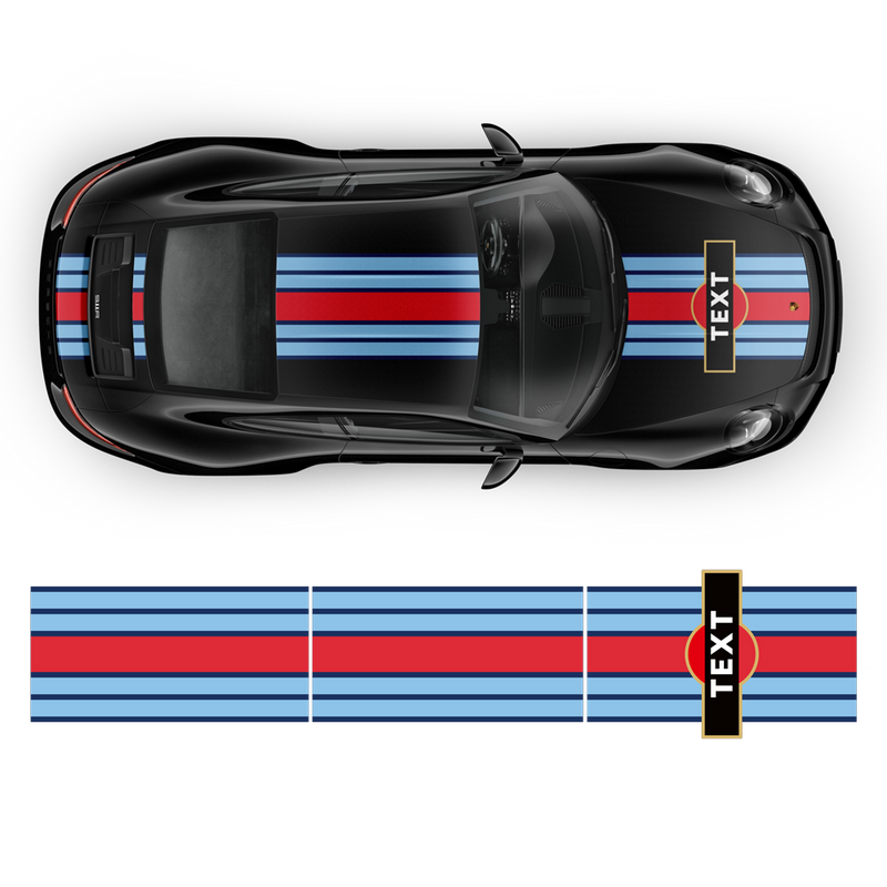 Martini Racing stripes, for Carrera ( 1999 - 2021 )