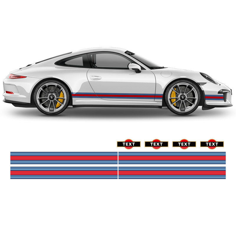 Martini Racing stripes, for Carrera ( 1999 - 2021 )