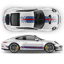Martini Racing stripes set Pixelate style, for Carrera 1999 - 2021