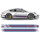 Martini Racing stripes set Pixelate style, for Carrera 1999 - 2021