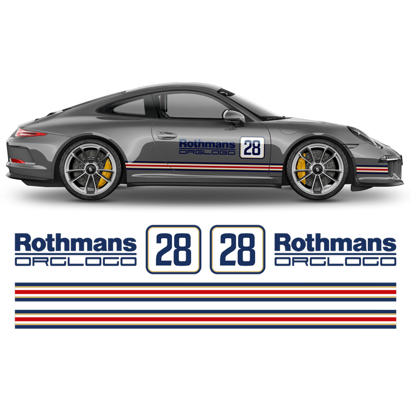 Rothmans Racing Stripes set, Carrera 1999 - 2020