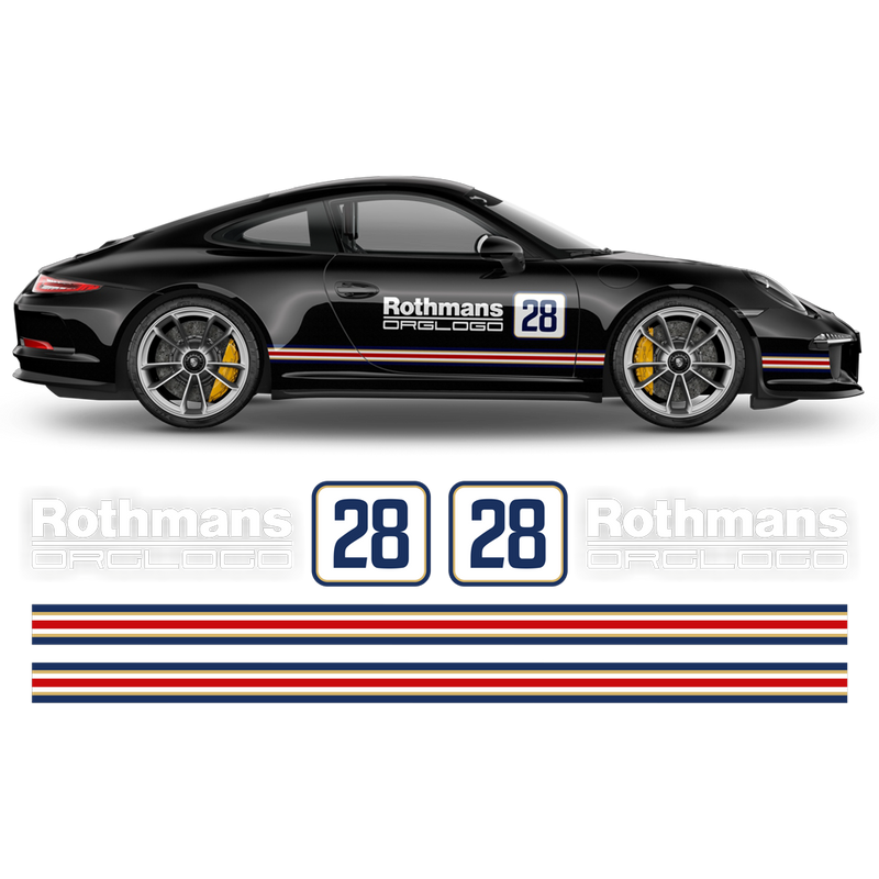 Rothmans Racing Stripes set, Carrera 1999 - 2020