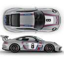 Retro Style Martini Racing Stripes Set, for Carrera 996/997/991/992