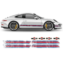 Scratched Martini Style Racing Stripes, for Carrera 1999 - 2021
