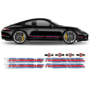 Scratched Martini Style Racing Stripes, for Carrera 1999 - 2021