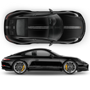 Scratched THIN Martini Racing stripes kit, for Porsche Carrera / Cayman / Boxster