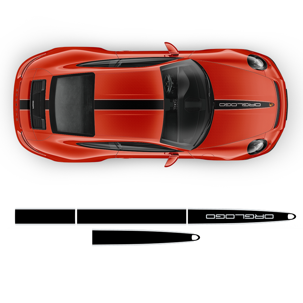 Racing Decals set in two colors, for Carrera