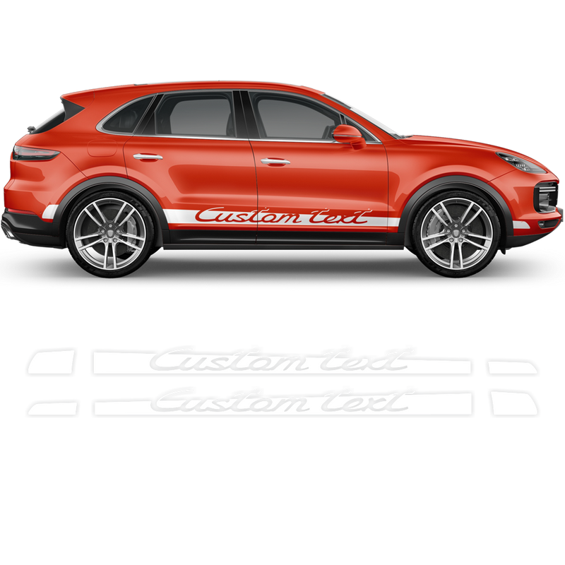 Racing Side Stripes, for Cayenne