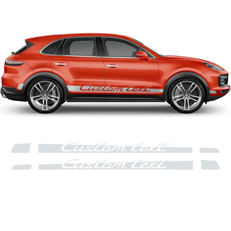 Racing Side Stripes, for Cayenne