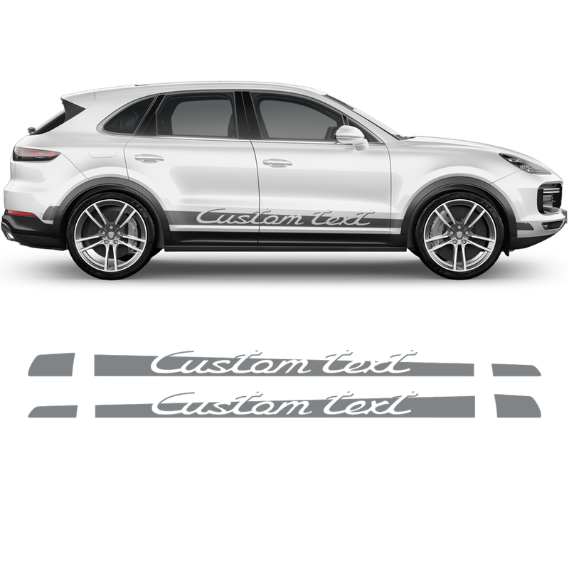 Racing Side Stripes, for Cayenne