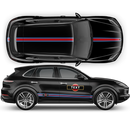 Thin Martini Style Racing Stripes Set, for Porsche Cayenne