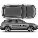 Thin Martini Style Racing Stripes Set, for Porsche Cayenne