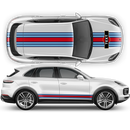 Martini Style Racing Stripes, for Cayenne / Macan