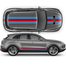 Martini Style Racing Stripes, for Cayenne / Macan