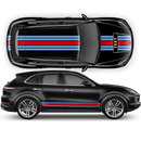 Martini Style Racing Stripes, for Cayenne / Macan