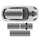 Martini Style Racing Stripes, for Cayenne / Macan