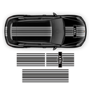 Martini Style Racing Stripes, for Cayenne / Macan