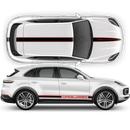 Racing Decals Set in Two Colors, for Porsche Cayenne / Macan