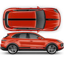 Racing Decals Set in Two Colors, for Porsche Cayenne / Macan