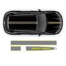 Racing Decals Set in Two Colors, for Porsche Cayenne / Macan