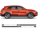 Racing Decals Set in Two Colors, for Porsche Cayenne / Macan