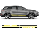 Racing Decals Set in Two Colors, for Porsche Cayenne / Macan